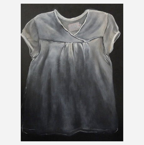 A White Undershirt on a Black Background / Ronit Gurewitz