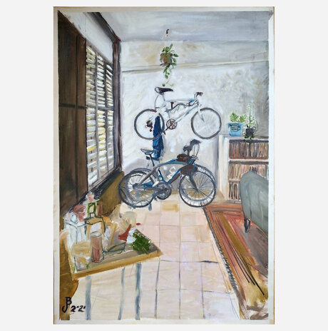 Interior with bicycles / Jonathan Beck