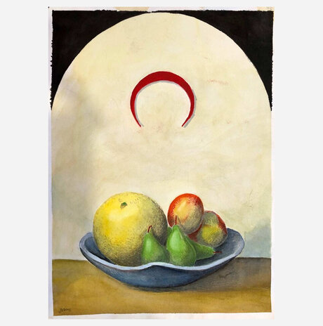 Still Life with Red Crescent / Jonathan Beck